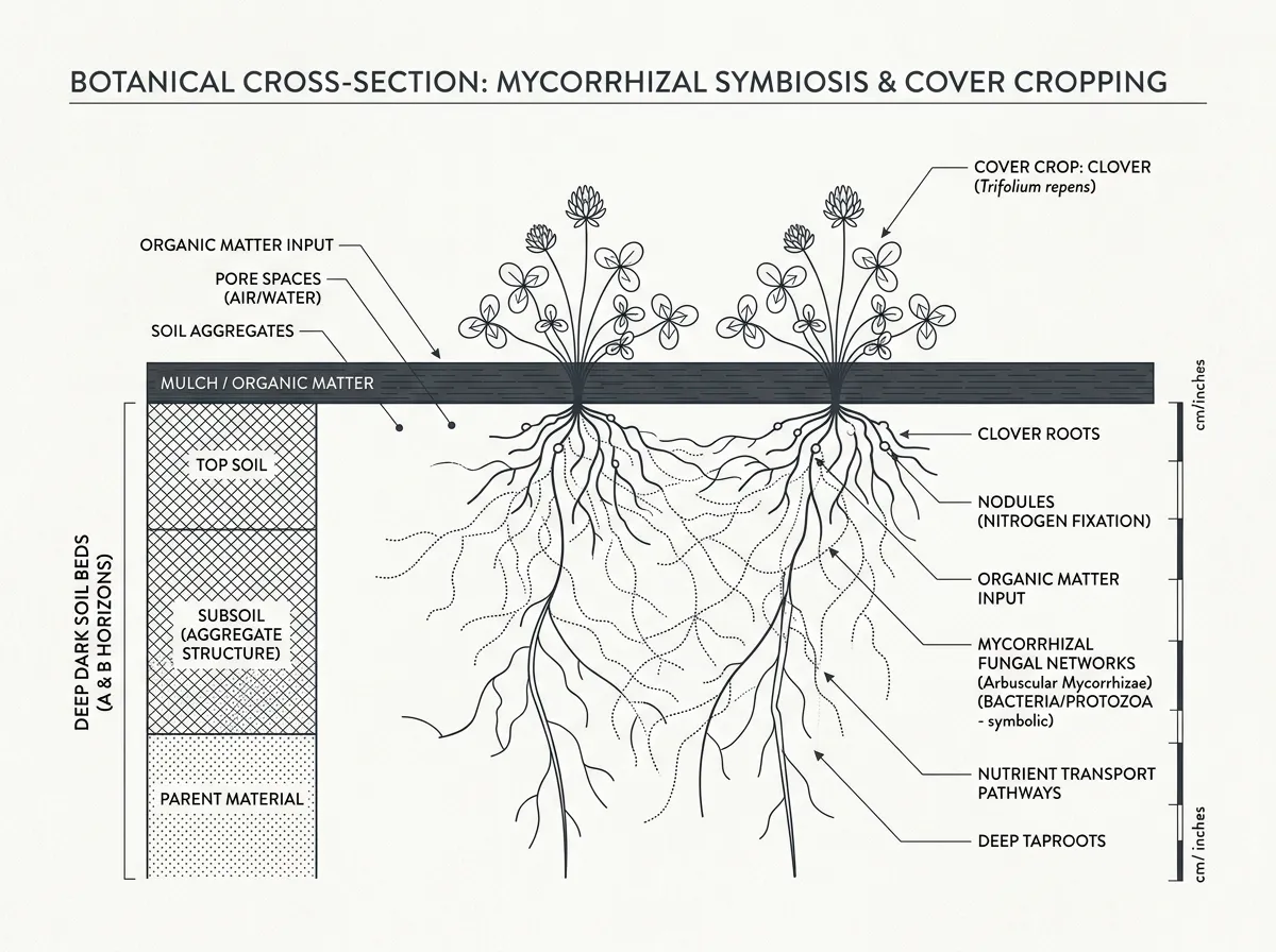 Botanical Living Soil Illustration