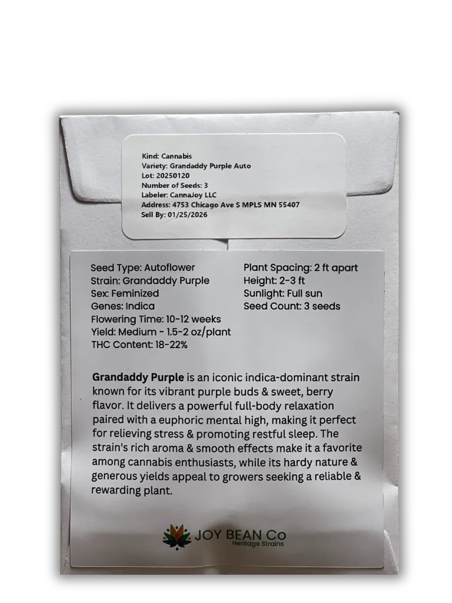Image for Granddaddy Purple Seeds